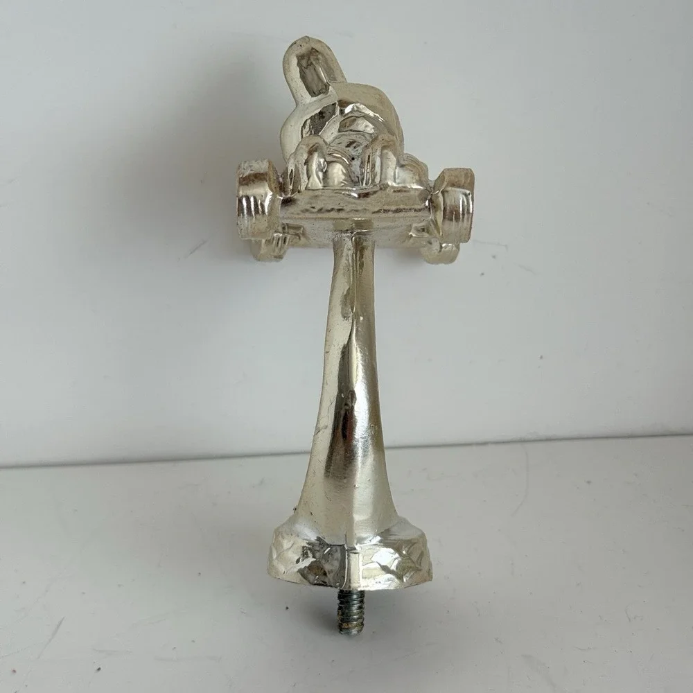 Vintage Go Cart Trophy Topper Silver Tone Metal‎ 4.75